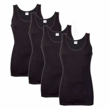 Set stuks grote maten beeren heren hemd zwart, maat: xl zonder mouw